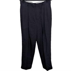 NWT Chaps Ralph Lauren Black Pleated Trousers 👖🖤 Size 34x30
